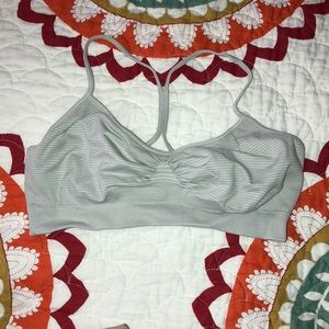 One size striped bralette
